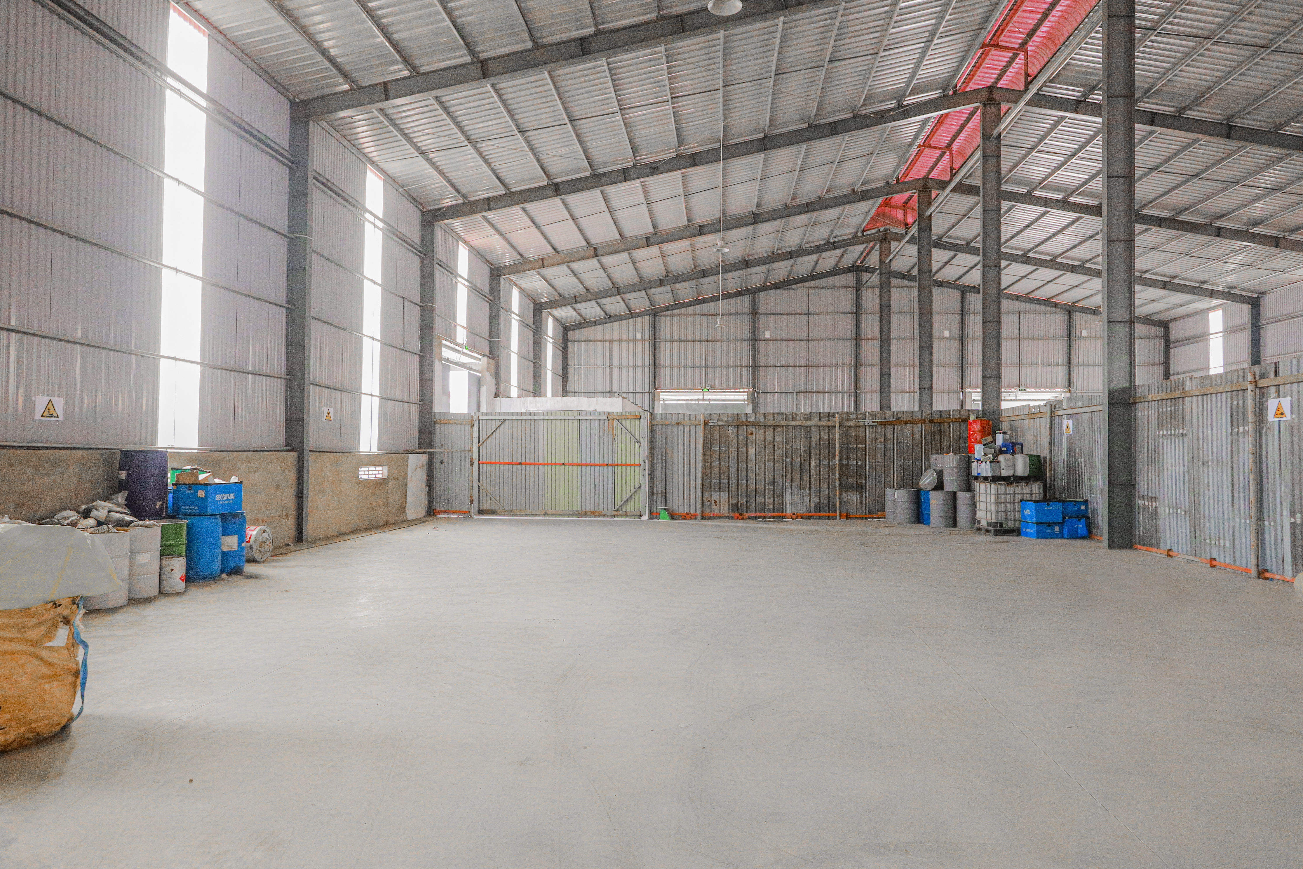 WAREHOUSE STORAGE WASTE TREATMENT BY FIREING METHOD